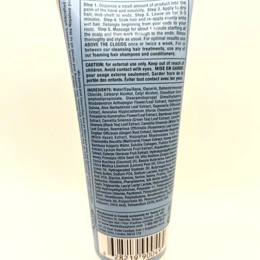 Tweak'd By Nature Cleansing Hair Organic Treatment-Above The Clouds 10.58oz SEAL